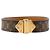 LOUIS VUITTON - Pulsera Nano Louis Vuitton en lona monocromática marrón (T19) Castaño
