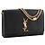 Autre Marque SAINT LAURENT - Borsa a tracolla Saint Laurent Kate in pelle grana grossa nera Nero - vista 2