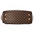 LOUIS VUITTON - Borsa a tracolla Louis Vuitton Trevi PM in tela damier ebene Marrone - vista 4