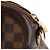 LOUIS VUITTON - Borsa a tracolla Louis Vuitton Trevi PM in tela damier ebene Marrone - vista 6
