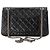 CHANEL - Borsa a tracolla 2.55 Chanel in pelle stropicciata nera Nero - vista 3
