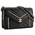 CHANEL - Borsa a tracolla Chanel Chevron Flap in pelle liscia nera edizione limitata Nero - vista 2