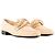 CHANEL - Mocassini Chanel in pelle liscia beige (T38)