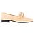 CHANEL - Mocassini Chanel in pelle liscia beige (T38) - vista 2