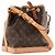 Noe LOUIS VUITTON - Borsa a tracolla Louis Vuitton Noé BB in tela rivestita monogram marrone - vista 2