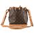 Noe LOUIS VUITTON - Borsa a tracolla Louis Vuitton Noé BB in tela rivestita monogram marrone - vista 3