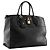 LOUIS VUITTON - Borsa a mano Louis Vuitton City Steamer MM in pelle liscia nera Nero - vista 2