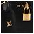 LOUIS VUITTON - Borsa a mano Louis Vuitton City Steamer MM in pelle liscia nera Nero - vista 5