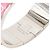 HERMÈS - Bracelete Charnière Large GM Hermès em metal prateado e esmalte rosa flamingo - vista 6