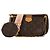 LOUIS VUITTON - Borsa a tracolla Multi Pochette Accessoires in canvas monogram coated Marrone