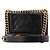 CHANEL - Borsa a tracolla Boy Mini Chanel in pelle liscia nera Nero - vista 3
