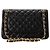 CHANEL - Borsa a tracolla Classique/Timeless Jumbo Chanel in pelle caviar nera Nero - vista 3