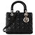 Autre Marque DIOR - borsa a mano Lady Dior medium in pelle cannage nera Nero