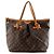 LOUIS VUITTON - Palermo Louis Vuitton Handtasche aus vintage Monogram Coated Canvas Braun