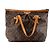 LOUIS VUITTON - Palermo Louis Vuitton Handtasche aus vintage Monogram Coated Canvas Braun - Ansicht 3
