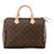 LOUIS VUITTON - Borsa a mano Louis Vuitton Speedy 30 in tela monogram coated e pelle marrone