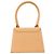 JACQUEMUS - Borsa a tracolla Le Chiquito Moyen Jacquemus in pelle liscia gialla Giallo - vista 3