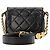 CHANEL - Borsa a tracolla Classic/Timeless mini Chanel in pelle caviar nera Nero - vista 3