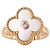 VAN CLEEF & ARPELS - Anello Vintage Alhambra Van Cleef & Arpels in oro, diamante e madreperla (T48) D'oro
