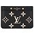 LOUIS VUITTON - Tarjetero Louis Vuitton en piel granulada monogramme giant Negro