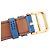 HERMÈS - Relógio Médor PM Hermès em couro grão azul e banhado a ouro - vista 6