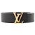 LOUIS VUITTON - Louis Vuitton Wendelgürtel aus Empreinte-Leder und glattem schwarzem Leder (T85)