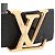 LOUIS VUITTON - Louis Vuitton Wendelgürtel aus Empreinte-Leder und glattem schwarzem Leder (T85) - Ansicht 3