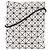 ISSEY MIYAKE - Borsa a tracolla BaoBao Issey Miyake in plastica bianca e tela nera Bianco