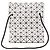 ISSEY MIYAKE - Borsa a tracolla BaoBao Issey Miyake in plastica bianca e tela nera Bianco - vista 3