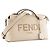 FENDI - Borsa a tracolla By The Way Medium Fendi in pelle liscia beige - vista 2
