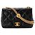 CHANEL - Borsa a tracolla Classique/Timeless Heart Crush in pelle martellata nera Nero