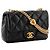 CHANEL - Borsa a tracolla Classique/Timeless Heart Crush in pelle martellata nera Nero - vista 2