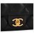 CHANEL - Borsa a tracolla Classique/Timeless Heart Crush in pelle martellata nera Nero - vista 5