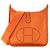 HERMÈS - Borsa a tracolla Evelyne 29 Hermès in pelle clémence orange H Arancione