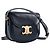 Céline CELINE - Bolsa de ombro Clea Triomphe Celine em couro liso azul marinho - vista 2