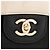 CHANEL - Bolsa de ombro Classic/Timeless Jumbo Chanel em couro caviar dourado e couro liso preto - vista 5