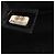 CHANEL - Bolsa de ombro Classic/Timeless Jumbo Chanel em couro caviar dourado e couro liso preto - vista 9