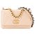 CHANEL - Borsa a tracolla Wallet On Chain 19 in pelle liscia beige