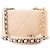 CHANEL - Borsa a tracolla Wallet On Chain 19 in pelle liscia beige - vista 3