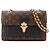 LOUIS VUITTON - Borsa a tracolla Victoire Louis Vuitton in tela monogram coated e pelle grana nera Marrone