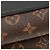 LOUIS VUITTON - Borsa a tracolla Victoire Louis Vuitton in tela monogram coated e pelle grana nera Marrone - vista 6