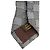 LOUIS VUITTON - Cravatta in seta Louis Vuitton con motivo damier blu e marrone Grigio - vista 4