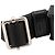 Céline CELINE - Borsa a tracolla Messenger Celine in tela jacquard triomphe e pelle liscia nera Nero - vista 6