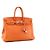 HERMÈS - Borsa a mano Hermès Birkin 35 in pelle Togo Orange Arancione - vista 2