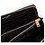 Autre Marque SAINT LAURENT - Portefeuille Cassandre Zip Saint Laurent en cuir grainé noir - vue 7