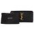 Autre Marque SAINT LAURENT - Portefeuille Cassandre Zip Saint Laurent en cuir grainé noir - vue 8
