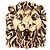 GUCCI - Bague Tête de Lion Gucci en métal doré (T59) Golden