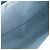 CHANEL - Borsa a tracolla Boy Chanel in pelle liscia blu grigio - vista 10