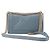 CHANEL - Borsa a tracolla Boy Chanel in pelle liscia blu grigio - vista 4