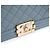 CHANEL - Borsa a tracolla Boy Chanel in pelle liscia blu grigio - vista 5
